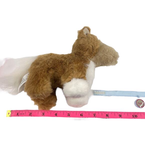 American Girl Brand TOASTY PUPPY DOG Collie Pet Plush Toy &  Name Collar NWOT - Picture 7 of 8